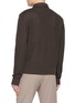 背面 - 点击放大 - HERNO - Flap Pocket Zip Up Cotton Jacket