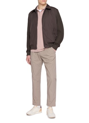 模特儿示范图 - 点击放大 - HERNO - Drawstring Tapered Pants