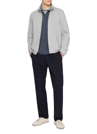 模特儿示范图 - 点击放大 - HERNO - Stand Collar Jacket
