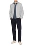 模特儿示范图 - 点击放大 - HERNO - Stand Collar Jacket