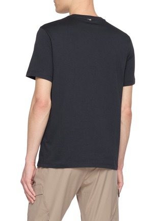背面 - 点击放大 - HERNO - Logo Embroidered Cotton T-Shirt
