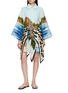 首图 - 点击放大 - FARM RIO - Wrap Waist Printed Shirt Dress
