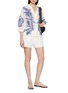 模特儿示范图 - 点击放大 - FARM RIO - Nina Embroidered Blouse