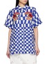 首图 - 点击放大 - FARM RIO - Mushroom Embroidered Check Shirt