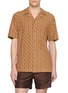 首图 - 点击放大 - FRESCOBOL CARIOCA - Wavy Pattern Camp Collar Shirt