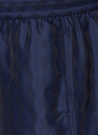  - FRESCOBOL CARIOCA - Wavy Pattern Drawstring Swim Shorts