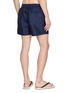 背面 - 点击放大 - FRESCOBOL CARIOCA - Wavy Pattern Drawstring Swim Shorts