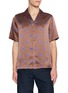 首图 - 点击放大 - FRESCOBOL CARIOCA - Roberto Short Sleeve Silk Shirt