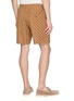 背面 - 点击放大 - FRESCOBOL CARIOCA - Wavy Pattern Drawstring Bermuda Shorts