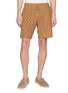 首图 - 点击放大 - FRESCOBOL CARIOCA - Wavy Pattern Drawstring Bermuda Shorts