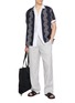 模特儿示范图 - 点击放大 - FRESCOBOL CARIOCA - Drawstring Relaxed Pants