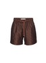 首图 - 点击放大 - FRESCOBOL CARIOCA - Wavy Pattern Jacquard Drawstring Swim Shorts