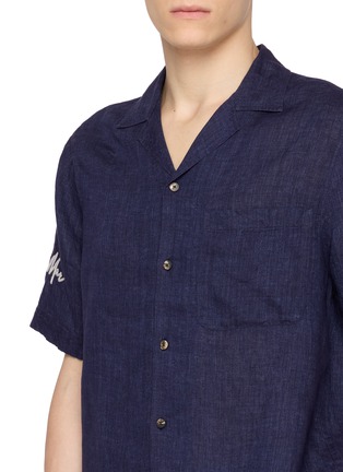  - FRESCOBOL CARIOCA - Embroidered Camp Collar Shirt