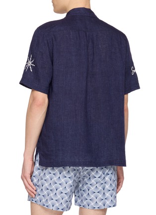 背面 - 点击放大 - FRESCOBOL CARIOCA - Embroidered Camp Collar Shirt