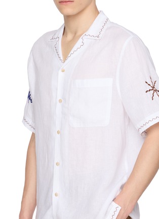  - FRESCOBOL CARIOCA - Embroidered Camp Collar Shirt