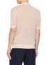背面 - 点击放大 - FRESCOBOL CARIOCA - Open Collar Rib Knit Polo Shirt