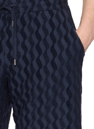  - FRESCOBOL CARIOCA - Wavy Pattern Drawstring Bermuda Shorts