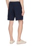 背面 - 点击放大 - FRESCOBOL CARIOCA - Wavy Pattern Drawstring Bermuda Shorts