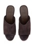 细节 - 点击放大 - PEDDER RED - Dallas 60 Suede Leather Wedge Heeled Sandals