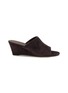 首图 - 点击放大 - PEDDER RED - Dallas 60 Suede Leather Wedge Heeled Sandals