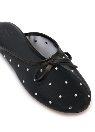 细节 - 点击放大 - PEDDER RED - Rushelle Rhinestone Embellished Mesh Mules