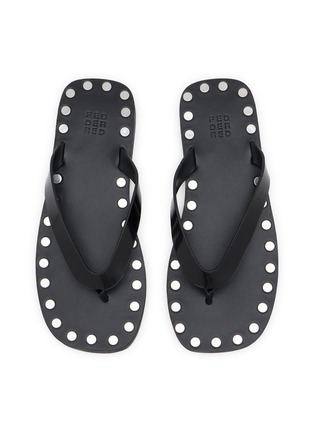 细节 - 点击放大 - PEDDER RED - Studs Leather Bodie Sandals