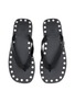 细节 - 点击放大 - PEDDER RED - Studs Leather Bodie Sandals