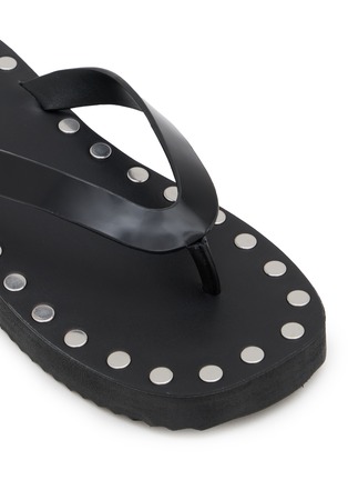 细节 - 点击放大 - PEDDER RED - Studs Leather Bodie Sandals