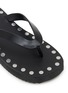 细节 - 点击放大 - PEDDER RED - Studs Leather Bodie Sandals