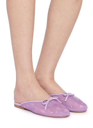 模特儿示范图 - 点击放大 - PEDDER RED - Rushelle Mesh Mules