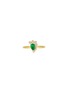 首图 - 点击放大 - LC COLLECTION JEWELLERY - 18K Gold Diamond Emerald Ring — Size US 7
