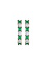 细节 - 点击放大 - LC COLLECTION JEWELLERY - 18K Gold Diamond Emerald Hoop Earrings