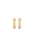细节 - 点击放大 - LC COLLECTION JEWELLERY - 18K Gold Princess Cut Diamond Hoop Earrings