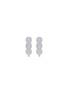 细节 - 点击放大 - LC COLLECTION JEWELLERY - 18K White Gold Diamond Hoop Earrings