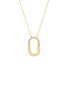首图 - 点击放大 - LC COLLECTION JEWELLERY - Oval Link 18K Gold Diamond Necklace