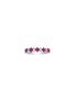 首图 - 点击放大 - LC COLLECTION JEWELLERY - 18K White Gold Baguette Cut Diamond Ruby Ring — Size US 7