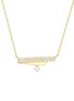 首图 - 点击放大 - LC COLLECTION JEWELLERY - Bar 18K Gold Diamond Necklace