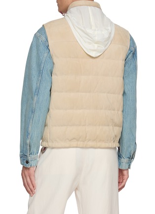  - BRUNELLO CUCINELLI - 可拆卸连帽羽绒马甲