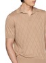  - BRUNELLO CUCINELLI - 菱格短袖针织 POLO 衫