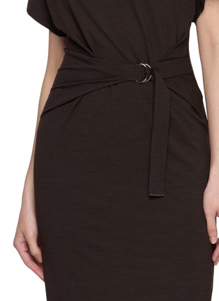  - BRUNELLO CUCINELLI - 腰带饰连衣裙