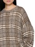  - BRUNELLO CUCINELLI - 亮片饰格纹针织衫