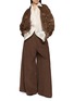 模特儿示范图 - 点击放大 - BRUNELLO CUCINELLI - Wide Leg Corduroy Pants
