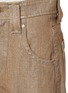  - BRUNELLO CUCINELLI - 金属光泽阔腿牛仔裤
