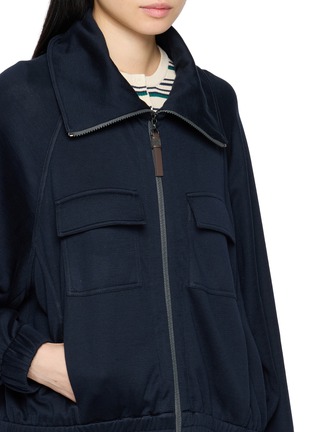  - BRUNELLO CUCINELLI - 口袋饰立领夹克