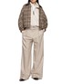 模特儿示范图 - 点击放大 - BRUNELLO CUCINELLI - Wide Leg Sparkling Pants