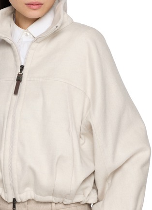  - BRUNELLO CUCINELLI - 立领抽绳拉链夹克