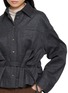  - BRUNELLO CUCINELLI - Cropped Belted Wool Shirt Jacket