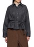首图 - 点击放大 - BRUNELLO CUCINELLI - Cropped Belted Wool Shirt Jacket