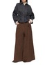 模特儿示范图 - 点击放大 - BRUNELLO CUCINELLI - Cropped Belted Wool Shirt Jacket