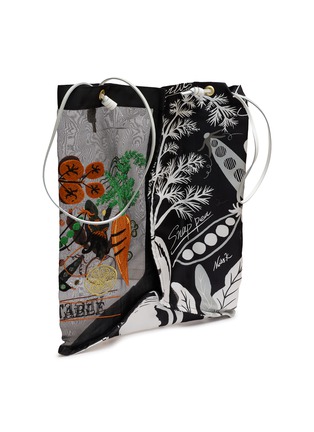 细节 - 点击放大 - MANIPURI - Large Print Organza Silk Tote Bag